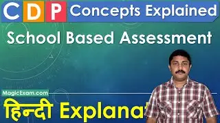 School Based Assessment CDP Concepts हिन्दी Explanation