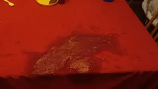 Toddler Soup Mess