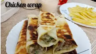 chicken wrap how to make wrap at home #chickenwrap #dinnerrecipies