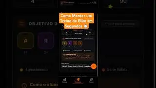Como Montar um Treino de Elite em Segundos ⏱️