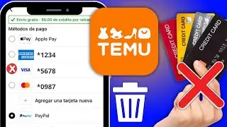 How to DELETE My TEMU Credit or Debit Card