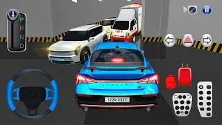 🚘New Blue Elantra N car Stuck in Parking Garage🚗 - 3D Driving Class Game - Сar Game