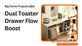 Dual Toaster Drawer Beverage Station Workflow