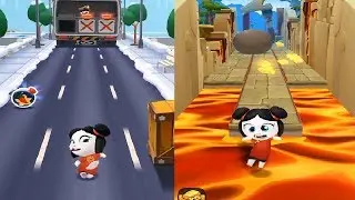 Talking Tom Gold Run - NEW UPDATE  New Character  Lucky Angela VS Boss Fight New Year 2020