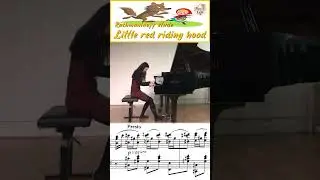 Story of Little red riding hood told by a classical piano | Rachmaninoff Etude tableau Op.39 No.6 |