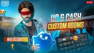 CASH + UC CUSTOM ROOMS | CHICKEN CHALLENGE | PUBG MOBILE