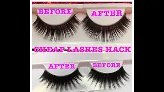 ‼️CHEAP LASH HACK ‼️TURN YOUR CHEAP LASHES INTO BEAUTIFUL WISPY LASHES ‼️‼️