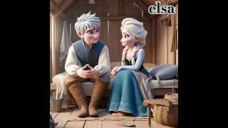 Elsa and jackfrost #elsa #jackfrost #music #jisoflower #remix #dance #disney #frozen #anna #queen