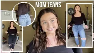 MY FAVORITE PAIRS OF MOM JEANS (SIZE 12) | Abercrombie, American Eagle & Fashion Nova