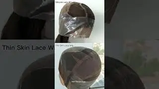 *thin skin lace wig VS silicone lace wig*😍 #APRILLACEWIGS
