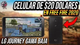 PRUEBO EL LG JOURNEY EN FREE FIRE !  CELULAR BARATO