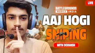 SNIPING HOGI GUYYS AJJ THO .... || DEVANSH PLAYS || ROAD TO 1K || @iconicislive #bgmi #bgmilive