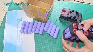 Đ&oacute;ng Pin 21700 Cho M&aacute;y Khoan Pin D&ograve;ng X&atilde; Cao, 5S 2P