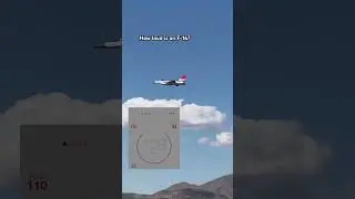 How loud is an F-16?