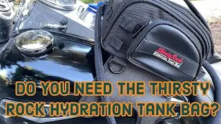 Cold Water For Hours Without Getting Off Your Bike!!! Thirsty Rock Hydration Tank Bag