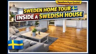 Sweden Home tour Marathi Vlog to see Swedish home | युरोपियन / स्वीडिश घरे आतून कशी असतात ?