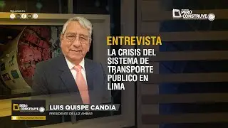 La crisis del sistema de transporte público en Lima