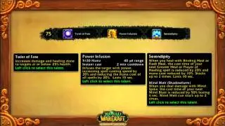 New Priest Talents