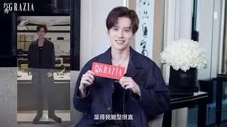 Weizheming grazia new clothes launch event 2026 report to our fans grazia long coat in bluesea color