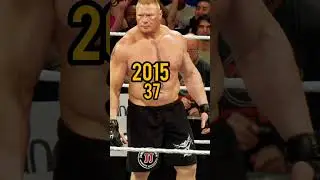 brock Lesnar physique evolution to 1977 to 2025 #wwe