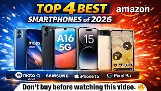 Топ-4 самых продаваемых смартфонов на Amazon в 2026 году 🔥 от ведущих мировых брендов