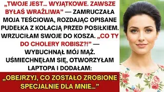 Moja teściowa kazała zrobić spersonalizowane zestawy obiadowe dla całej rodziny &mdash; ale m&oacute;j był &bdquo;i&hellip;