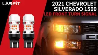 2021 Chevrolet Silverado 1500 LED Front Turn Signal Light Lasfit LED Bulb [Install & Review]