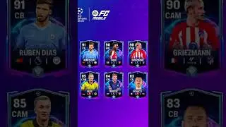 UCL Player Cards💀🔥 Fc Mobile #fcmobile
