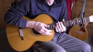 Shufflin' Tha Blues - EZ Fingerpicking Blues Lesson - TAB available