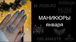 🥇 НОВЫЙ РЕКОРД!!!  💅🏻 28 МАНИКЮРОВ за месяц! МАНИКЮРЫ обычными лаками в январе 2026. Лакомесяц