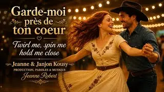 Garde-moi pr&egrave;s de ton coeur - Twirl me, spin me, hold me close/ Two-step country  avec paroles - Duo