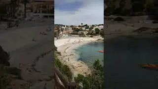 La fustera beach in Spain,,