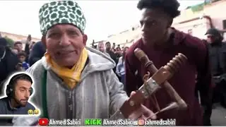 AHMED SABIRI REACTION ISHOW SPEED IN MARAAKECH