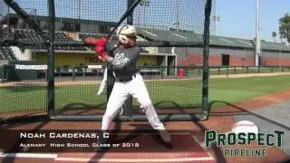 Noah Cardenas Prospect Video, c, Alemany High School Class of 2018