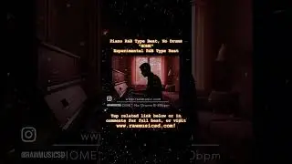 Beat Snippet - Piano R&B Type Beat, No Drums - 