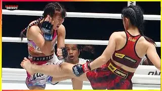 Islay Erika Bomogao (Philippines) vs Ran Longshu (China) | MUAY THAI Fight, HD