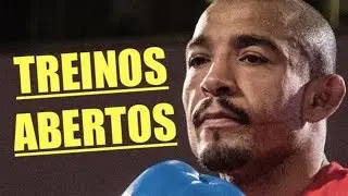 #UFC237 Treinos abertos com Jos&eacute; Aldo, Anderson Silva, Namajunas e Andrade