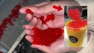 How to Mass Produce Popping Boba: Industrial Production Process Explained#boba #industrial #machine