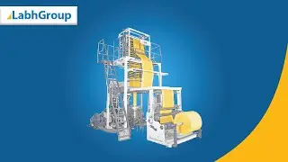 ABA three layer blown film plant | Automatic ABA 3 layer blown film extrusion machine | Labh Group