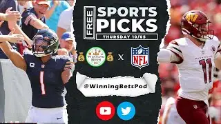 10/5 - Daily Free Sports Picks | Bears vs Commanders | MLB Playoffs Picks