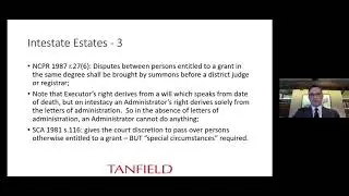 Intestacy, Statutory Wills, and Non-Contentious matters (Episode 2)