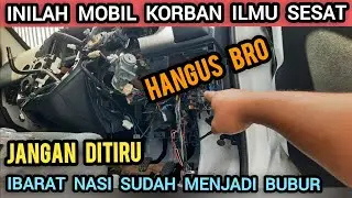 HANGUS😱‼️MOBIL KORBAN CARA SESAT 