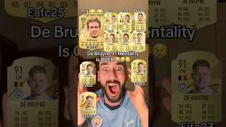 De Bruyne 91 mentality is over 🥹 cards on eafc26