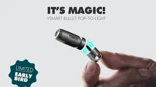 Now on Kickstarter: Ysmart Bullet | Magnetic Quick Release Micro Flashlight