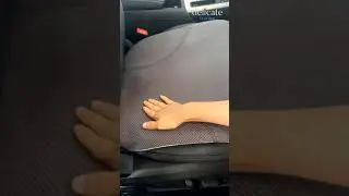 Delicate Leather Car Seat Cushion, Compatible with All Cars, Car Memory Foam Seat Cushion