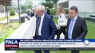 Relação confirma penas de Salgado e Manuel Pinho