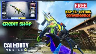 Unlock the Deadly KSP 45 - Lethal Convergence Skin in CODM || CODM credit shop free gun skin