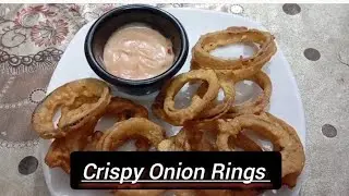 Crispy Onion Rings recipe #food #viralvideo #foryou#trending