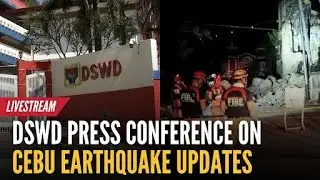 LIVE - DSWD press conference on Cebu earthquake updates (Oct. 2, 2025) | GMA Integrated News
