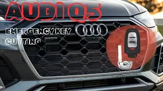 AUDI Q5 EMERGENCY KEY CUTTING BY DOLPHIN 2 XP005L (XHORSE)
